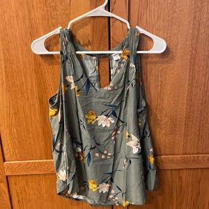 Floral tank top